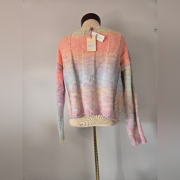RAGA NWT Pastel Multicolor Knit Women's Sweater. Size Relaxed XS - Picture 4 of 10
